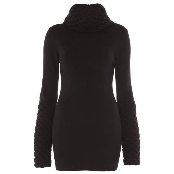 Temperley London Sweaters - Temperley London Black Honeycomb Knit Jumper ASO Royal